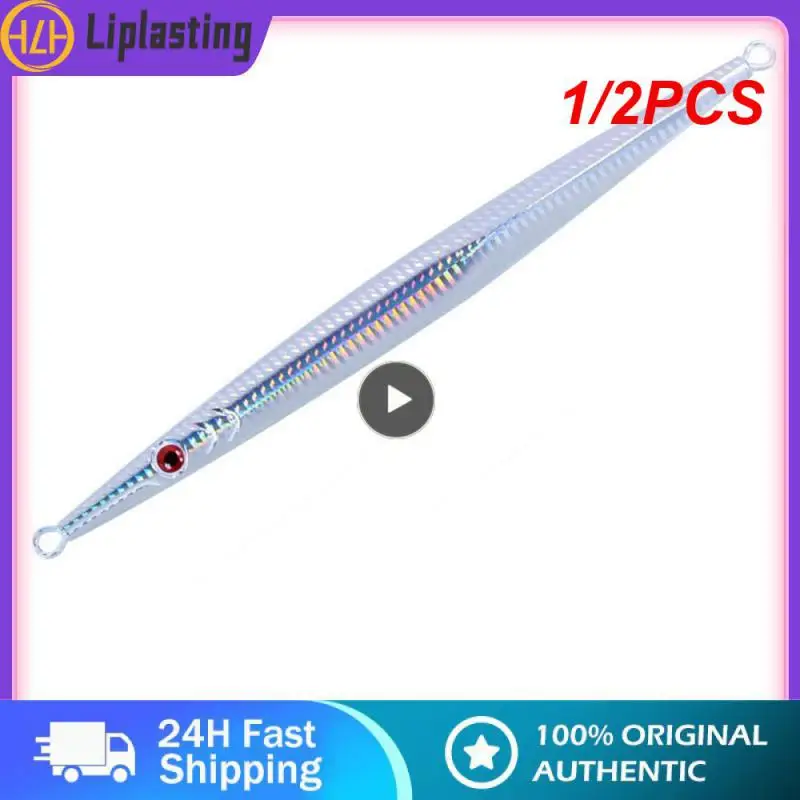 

1/2PCS NEW ModelMetal Fishing Lure 60g 80g 100g 120g 150g Hard Lure Fishing Metal Jig SaltWater Sea Fishing Wobbler Lure