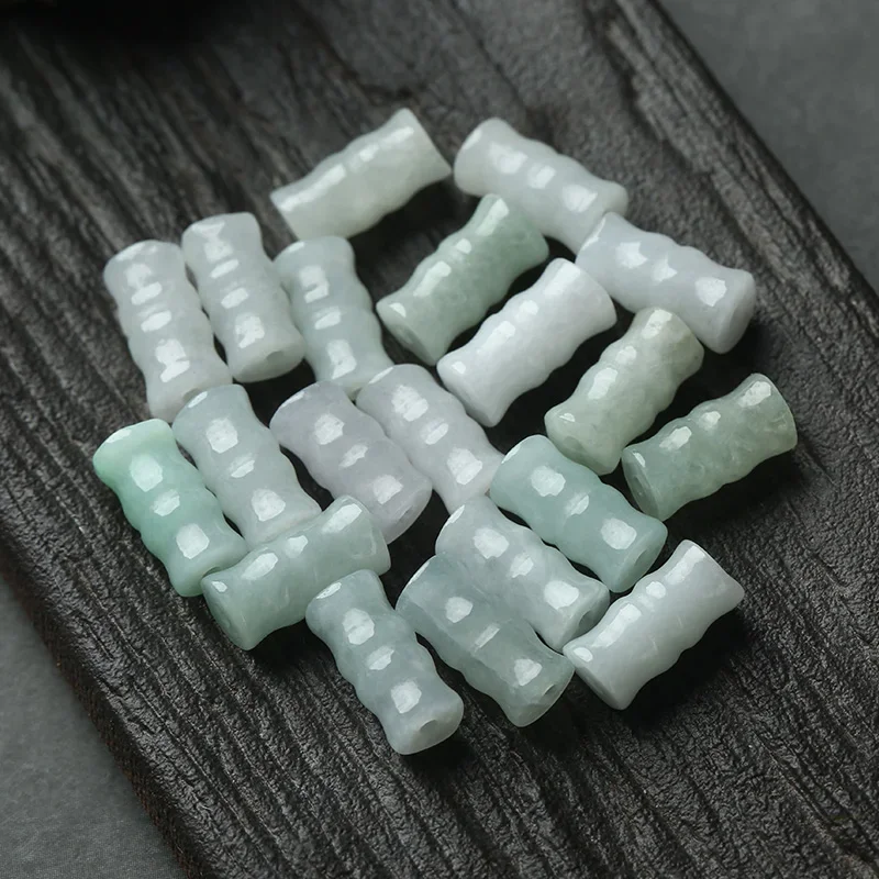 10 шт. натуральный Изумрудный бисер браслет кулон DIY аксессуары очаровательные