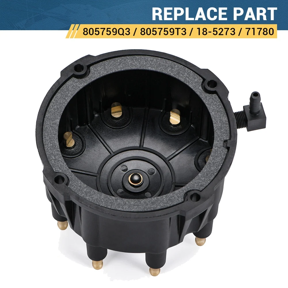 

Distributor Cap Kit 187523 805759Q3 for Mercruiser Engine GM V8 5.0L with Thunderbolt IV and V HEI Ignition Systems
