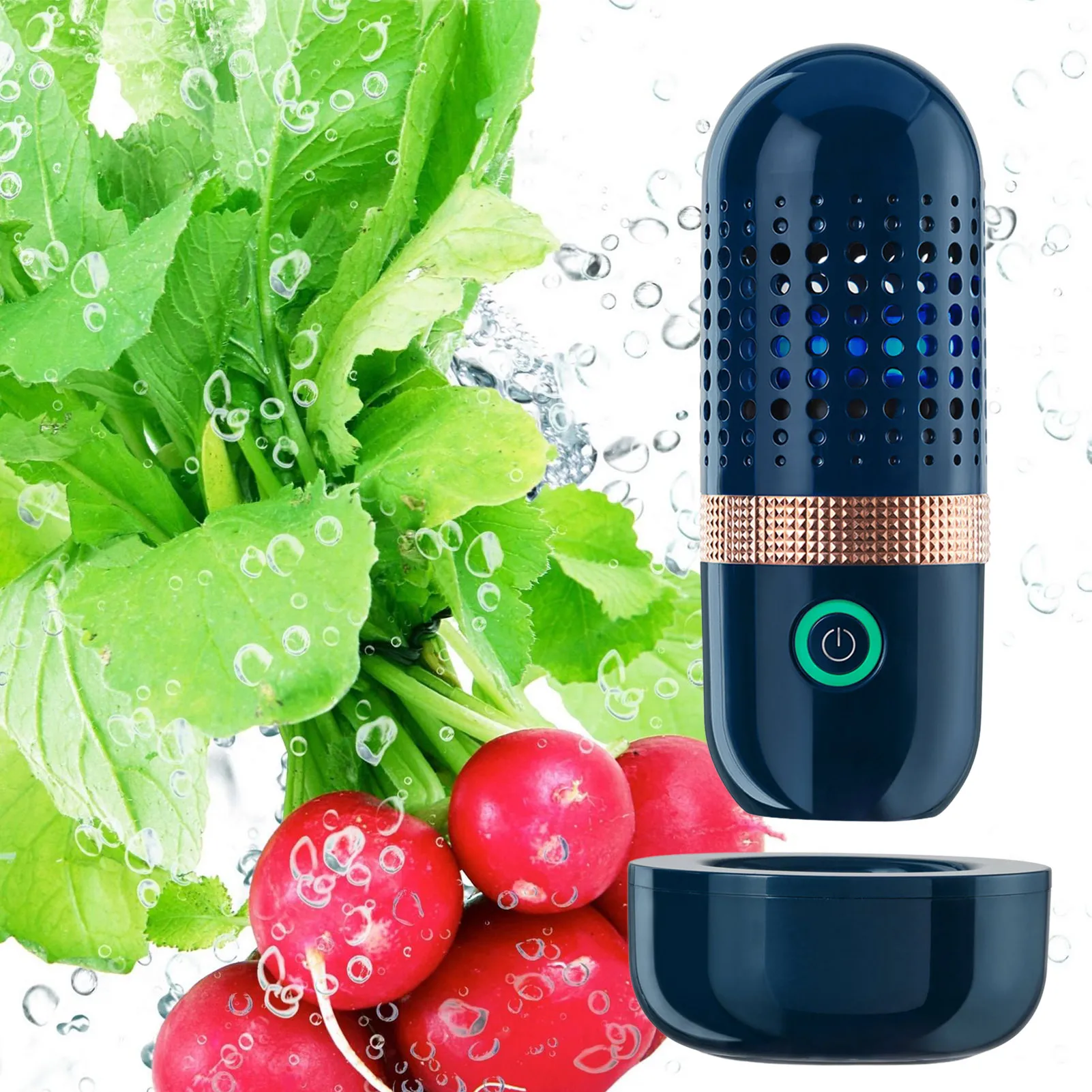 

Fruit And Vegetable Cleaner 4400mAh Vegetable Washing Machine One-button Operation Wireless Washing Machine For Cleaning Fruits