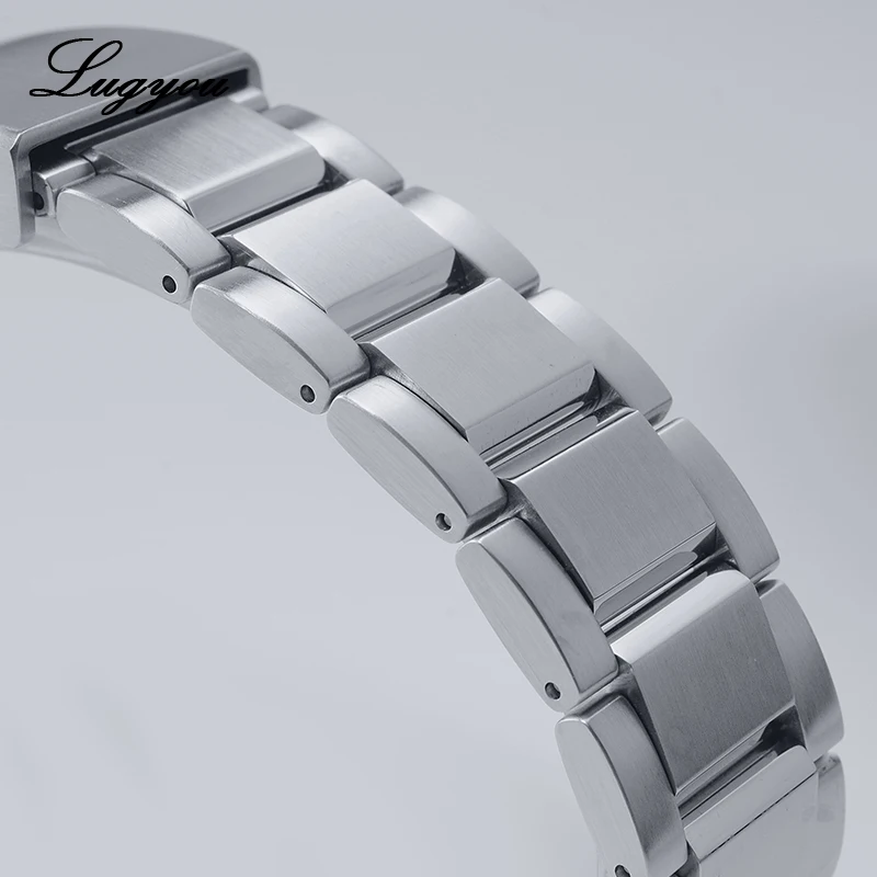 Cronos Watch Parts 18mm/20mm Brushed Stainless Steel Solid Clasp For 62MAS Watch Replacement Buckle