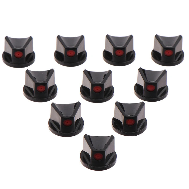 

10 шт., колпачки для распылительной краски в горошек, пластиковые насадки-распылители, белые сменные колпачки для аэрозольной бутылки для граффити, уличного искусства