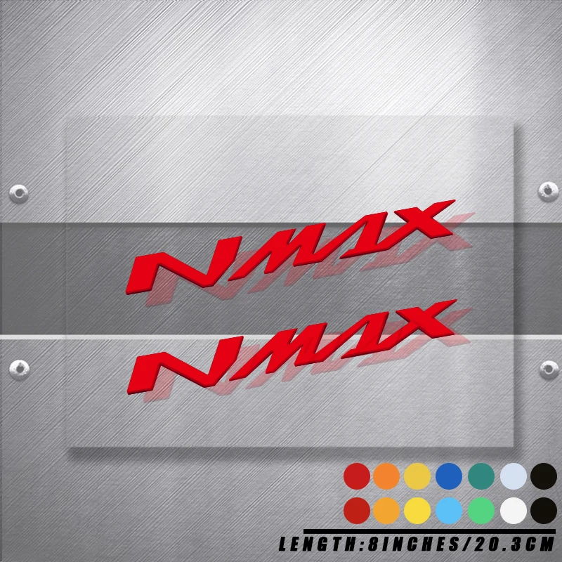 

Motorcycle Stickers Badge 3D Decals N-MAX Reflective LogoTank Mblem Applique For Yamaha NMAX N MAX 155 250 400 NMAX155