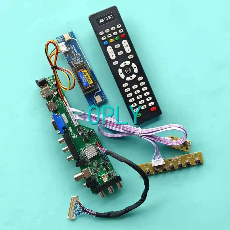 

Плата контроллера цифрового ЖК-дисплея DVB подходит для LM170E03 M170E8 MT170EN01 USB VGA AV HDMI-совместимый 30-контактный LVDS 1280*1024 2-CCFL комплект 17"