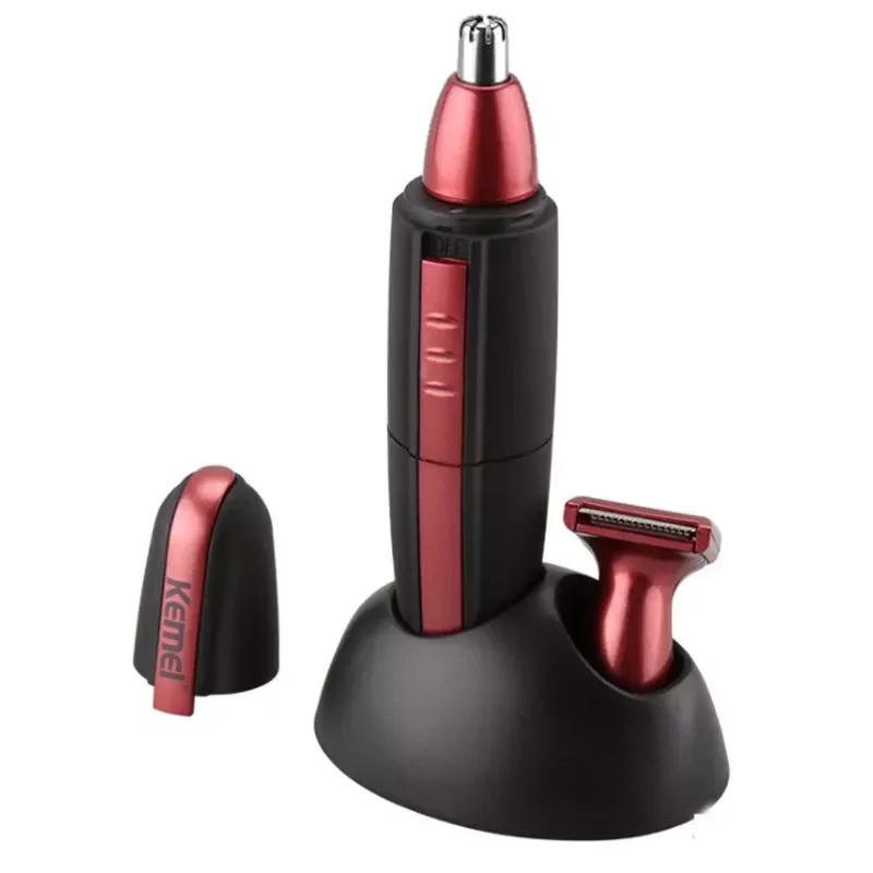 

NEW2023 nose trimmer beard trimer for men's ears eyebrows, face,beard, nose hair trimmer for nose and ear AA battery