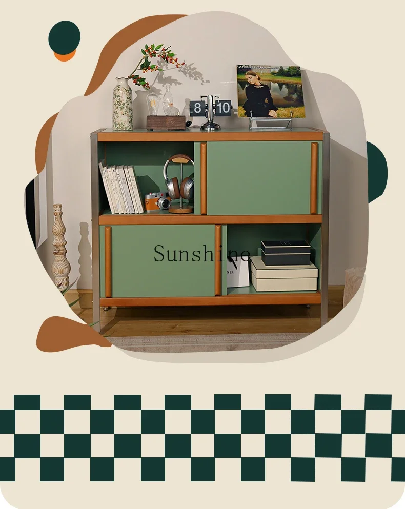 Стеллаж для хранения на крыльце Bauhaus старинный комбинированный шкаф из цельного