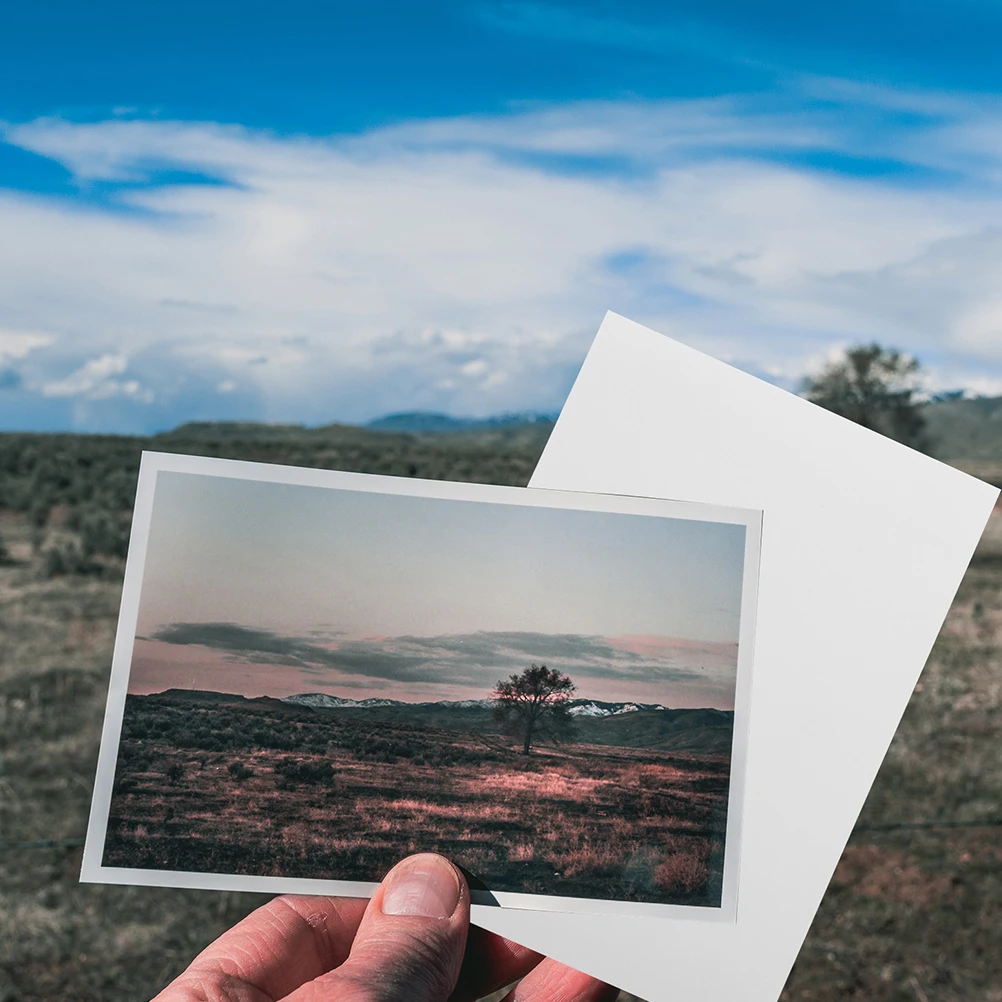 Фото Глянцевая фотобумага для струйной печати, 6 дюймов, 100 листов, 180 г/м2, с цветным покрытием, безопасная для семейных проектов DIY, бумага для принтера со звездочкой №4