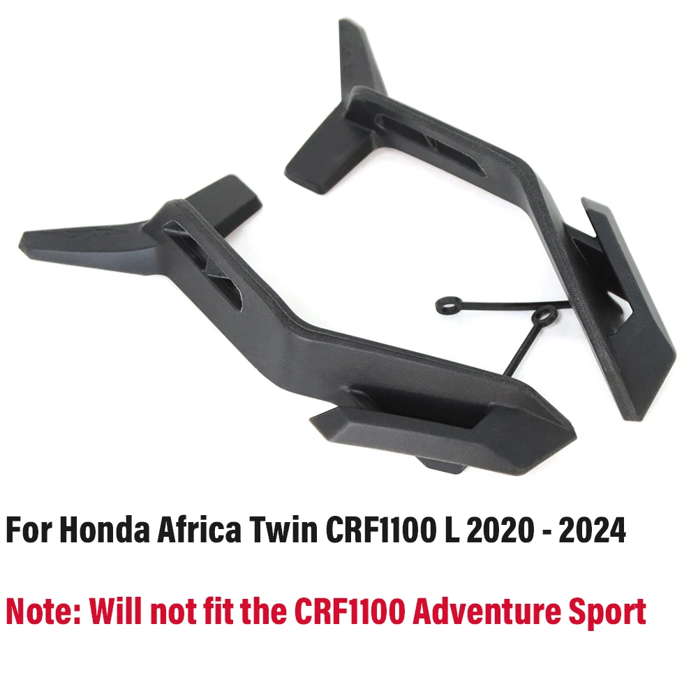 

Для Honda Africa Twin CRF1100 L 2020 2021 2022 2023 2024 2025 аксессуары для мотоциклов, дефлекторы, комплект дефлекторов низкого ветра, резиновый