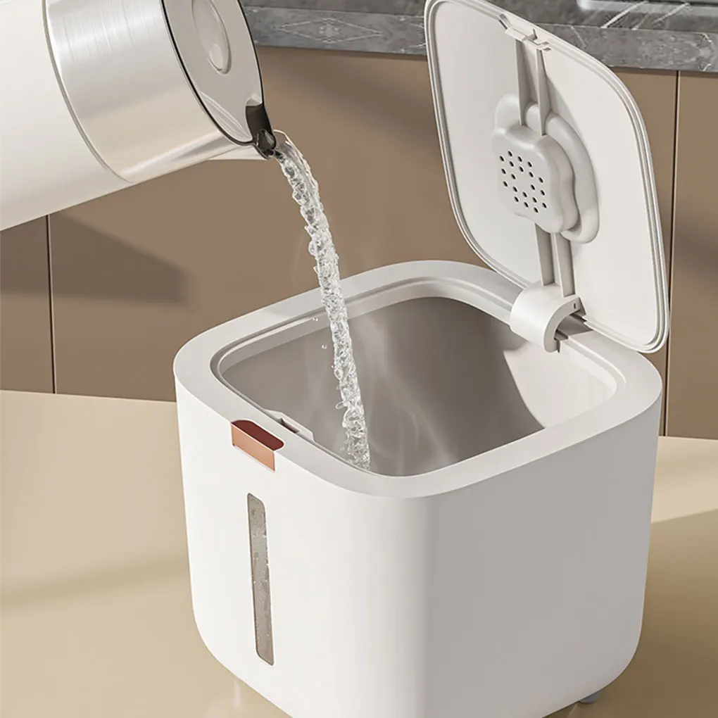 Ведро для риса 10 кг герметичный контейнер с защитой от насекомых и влаги хранения