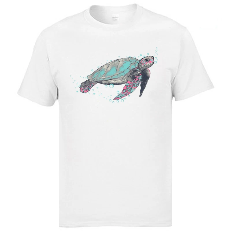 

Save The Sea Turtle Ocean Europe Normal Tops Tees 2019 Brand New Fashion Casual Tshirts Mens Autumn Clothing Shirt Top Quality