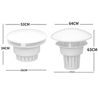 2pcs plastic dental chair spittoon filter screen with cover long short filter mesh dentist lab clinic replacement accessories