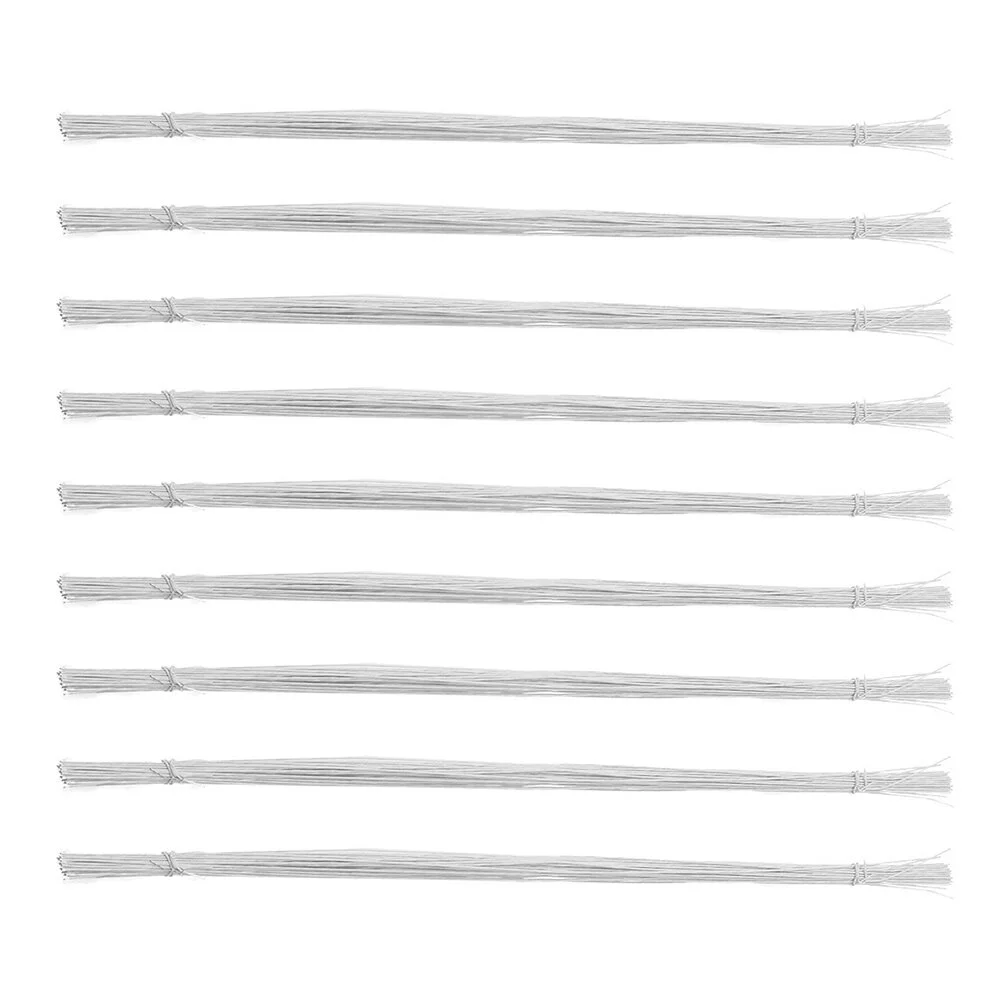 

100 Pcs DIY Floral Iron Wire Stem Flower Stems DIY Flower Arrangement Supplies