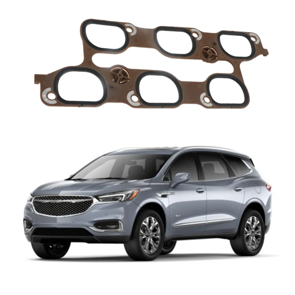 

Нижняя прокладка впускного коллектора для Buick /Chevrolet/GMC/Cadillac 12673301 12609163 12673301ADB, резиновые + пластиковые автозапчасти, 1 шт.