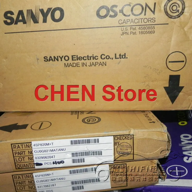 20PCS Sanyo OS-CON SP 4V820UF 10X10MM High polymer Motherboard 820UF 4V Solid State Capacitors purple 4SP820M (art.: 3a38e19ff3a) - 3a38e19ff3a