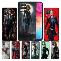 avengers the black widow for oppo realme gt neo master edition 9i 8 7 pro c21s narzo 30 tpu soft silicone black phone coque case