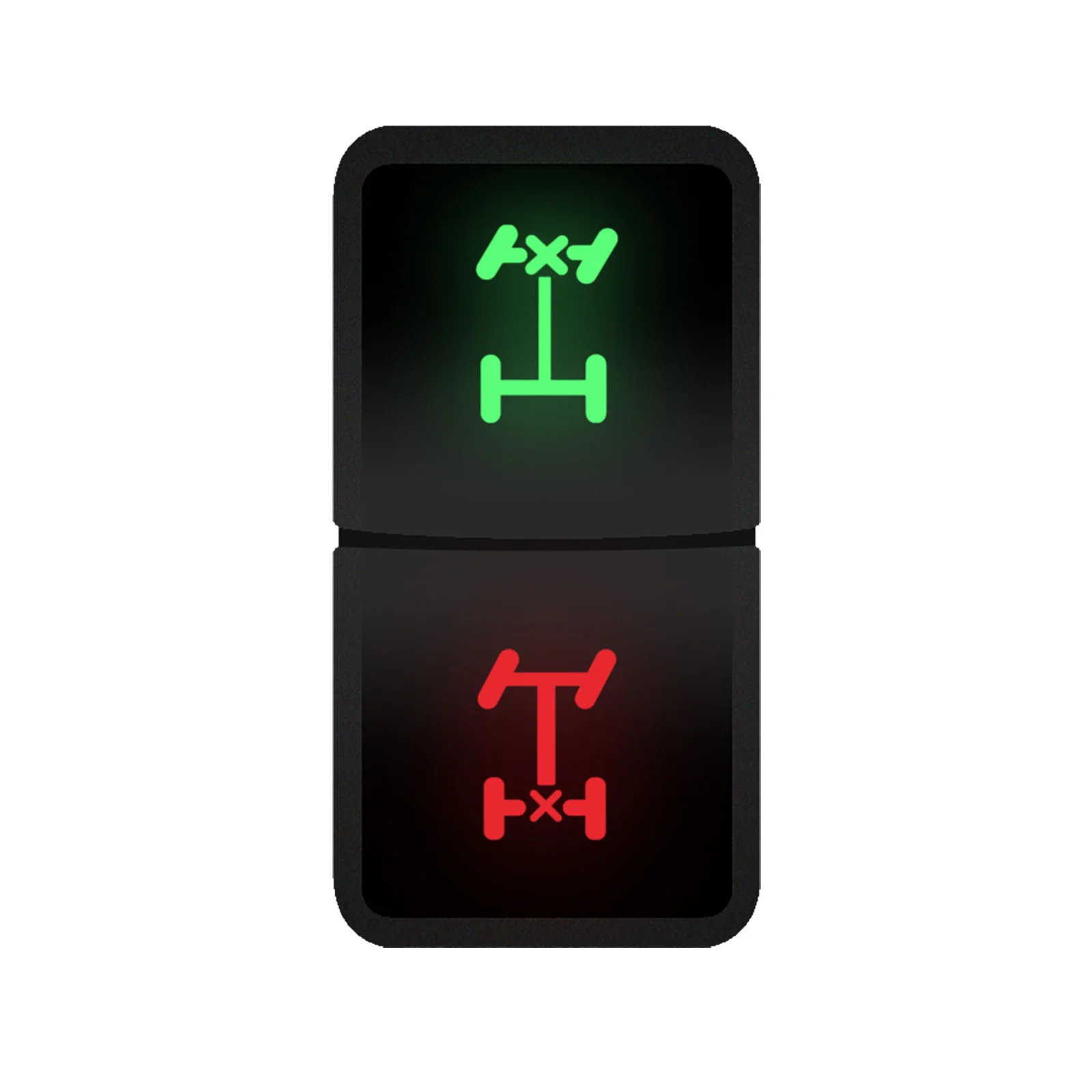 

Переключатель с двумя кнопками 12В (зеленый/красный) для блокировки переднего и заднего дифференциалов 4WD 4X4 для Toyota Prado, 4Runner, Land Cruiser, FJ Cruiser, Tacoma