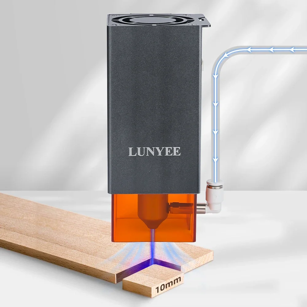 LUNYEE диодный лазерный модуль 20 Вт для лазерной гравировки маркировочного станка