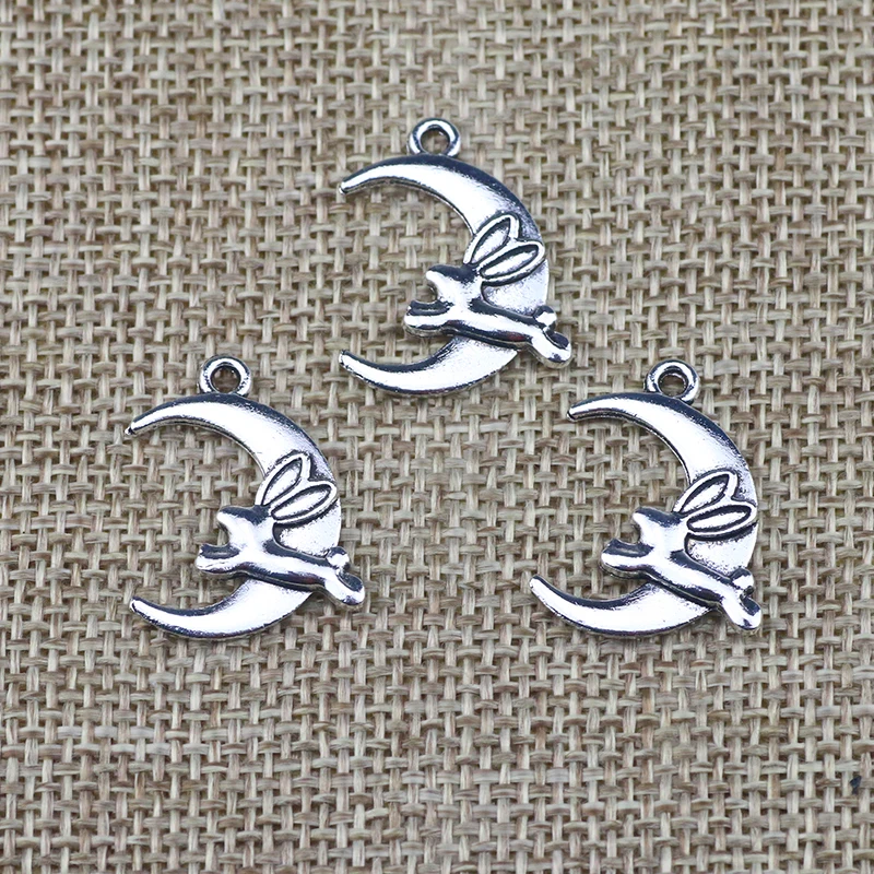 Винтажный кулон в виде Луны серебра 20 шт. х22 мм | Украшения и аксессуары
