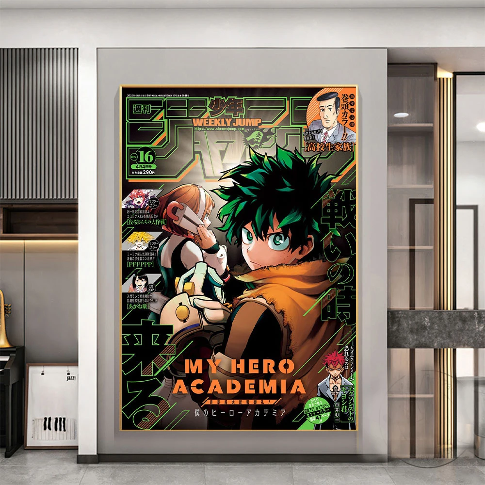 

My Hero Academia Japan Posters Cartoon Wall Art Prints Canvas Painting Animation Pictures For Living Room Home Decoration Gift
