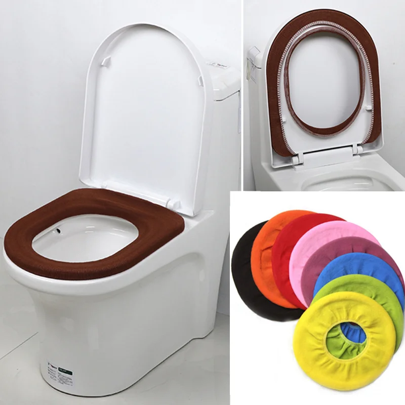 

Hot Sale Warm Soft Washable Toilet Seat Cover Mat for Home Decor Closestool Mat Seat Case Toilet Lid Cover Accessories Wholesale