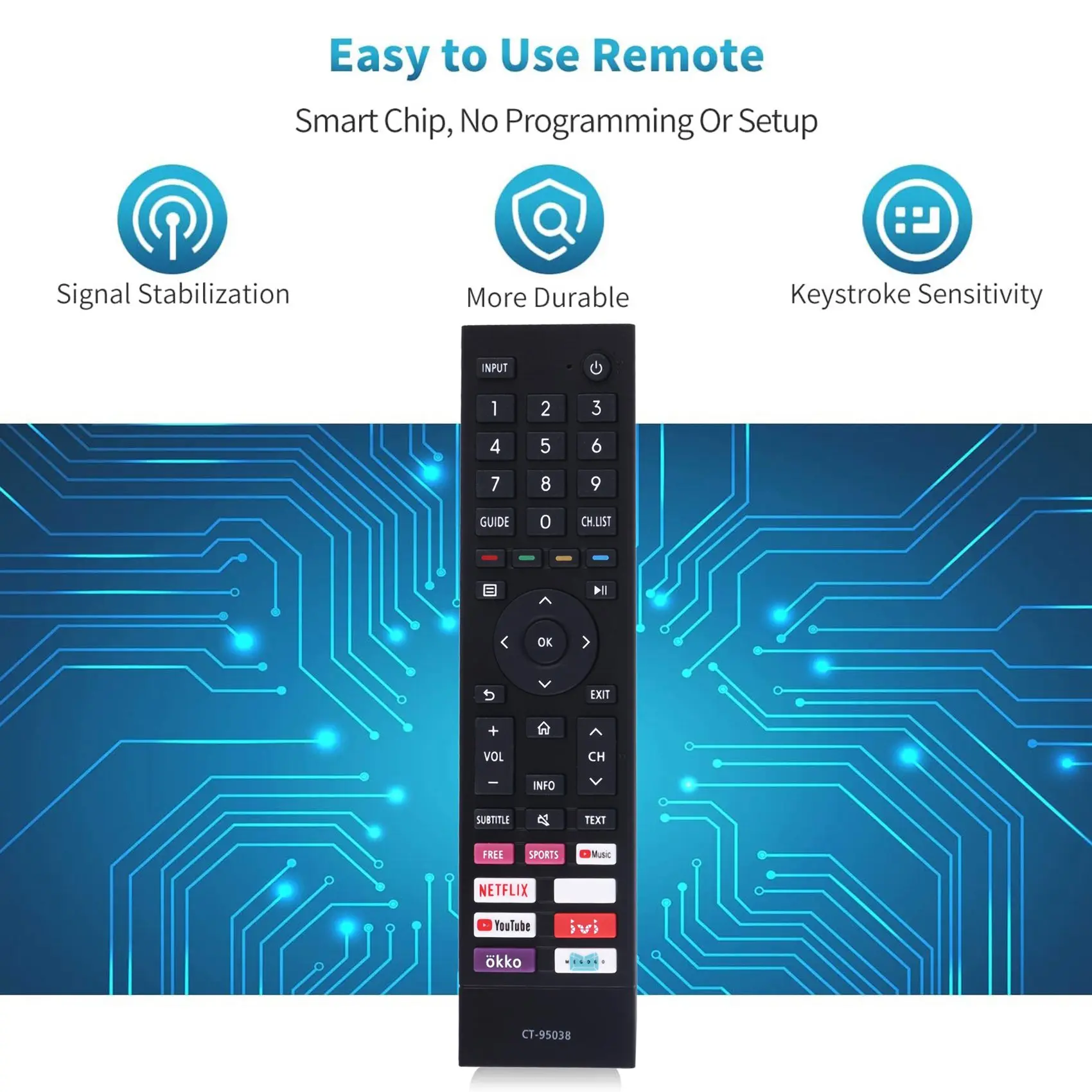 Пульт дистанционного управления для Toshiba TV Remote Control |