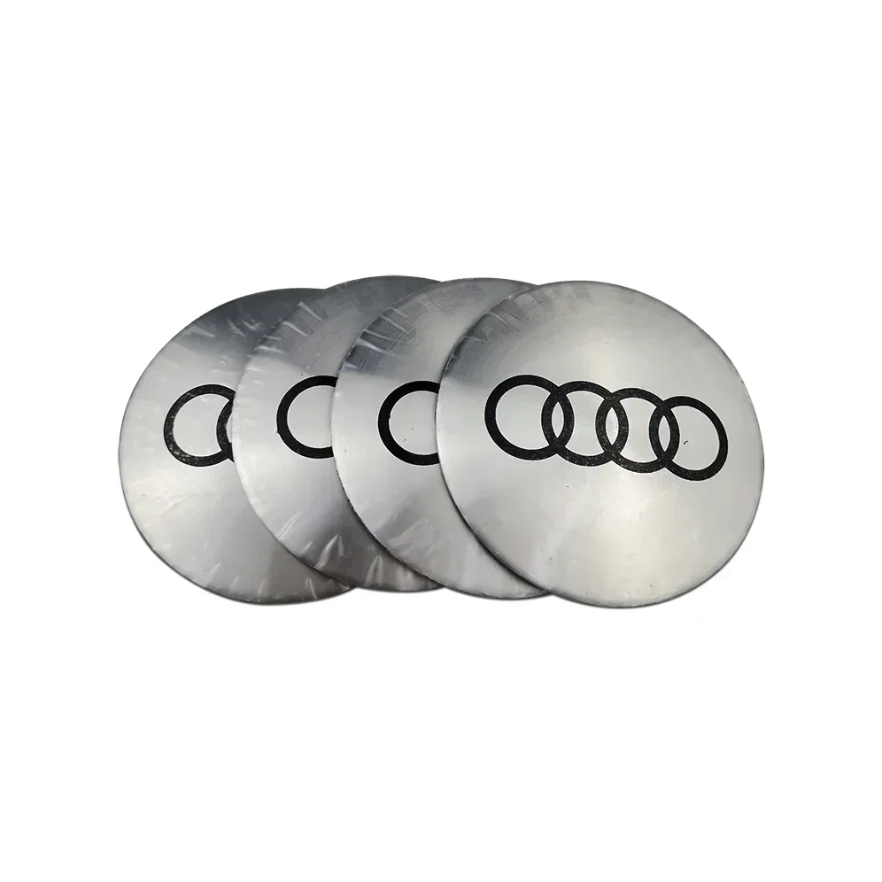 

56/60/65/75 мм 4 шт. наклейки на центральные крышки колес автомобиля, наклейки на ступицы, декоративные наклейки для Audi A3 A1 A4 B8 B7 A6 C7 A5 A7 A8 B9 B6 C6 Q2