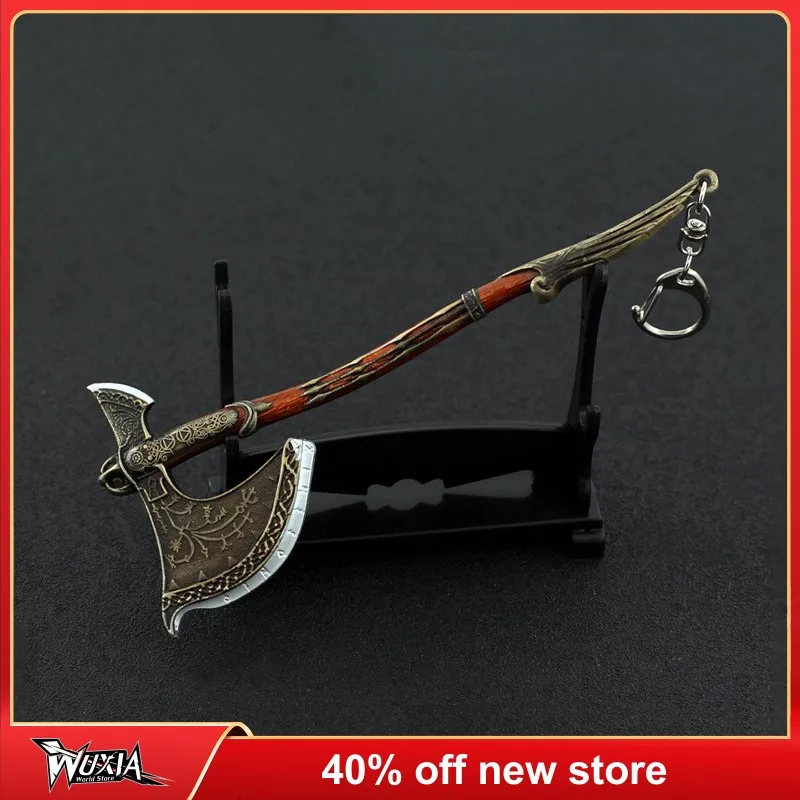 

God of War The Leviathan Axe Kratos Weapon Keychain Game Peripheral Ornament Doll Toys Anime Swords Toys for Boy Children Gift