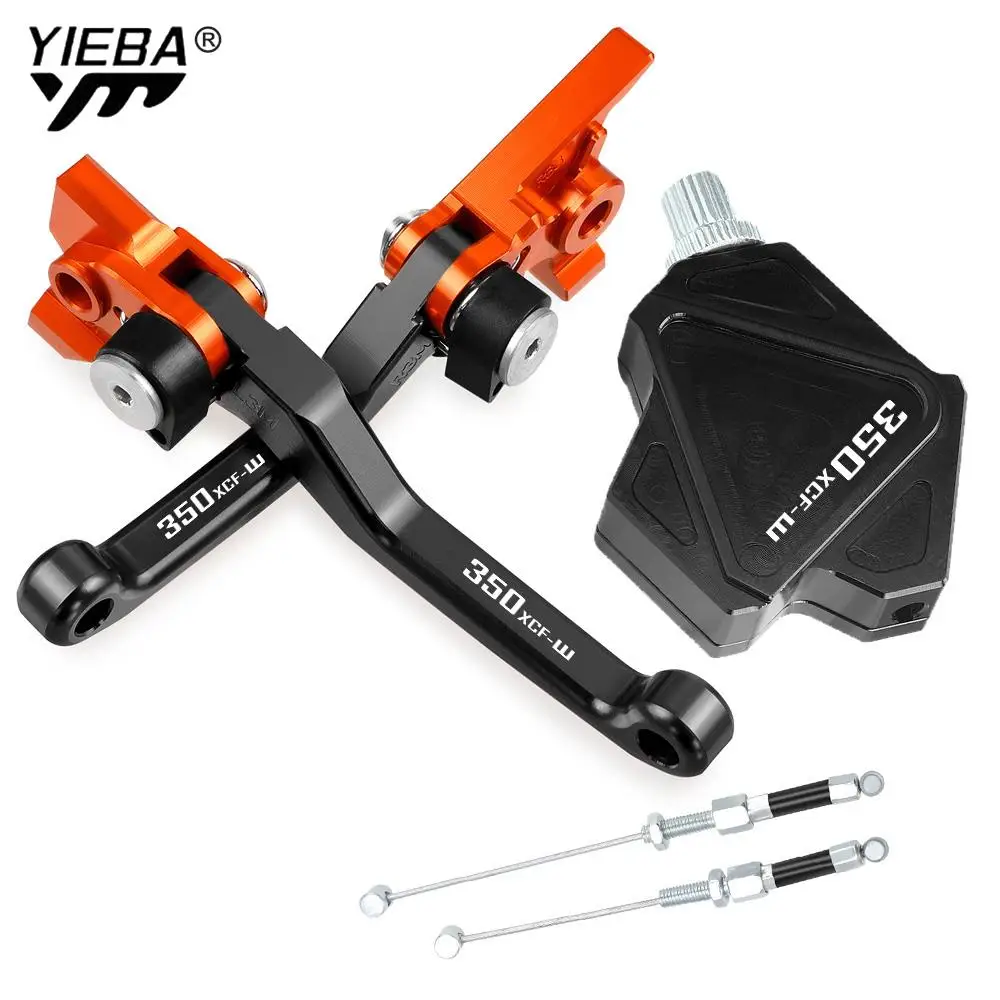 

Brake Clutch Levers Stunt Clutch Pull Cable Lever Easy System Motorcross Dirt Bike CNC For 350 XCF XCFW 2014 2015 2016 2017 2018