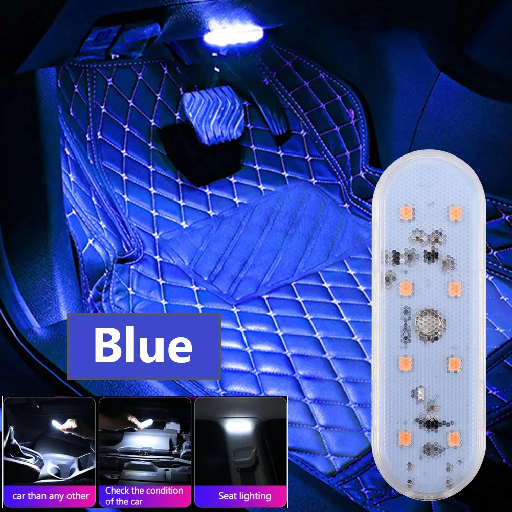 

1x Car 8LED Touch Light Rechargeable Atmosphere Light Home & Car Dual-Purpose Light Decorative Lights