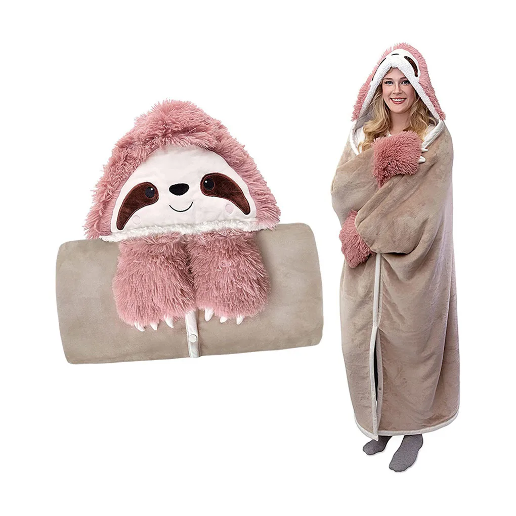 

Blanket Wearable Cute Hooded Family Hoody Breathable Adults Perfect