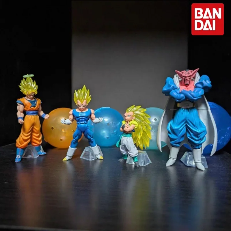 Фото Коллекционная фигурка Bandai Dragon Ball Z HG Majin Buu Saga Gashapon: Сон Гоку, Вегета, Дабура – украшение для взрослых №1