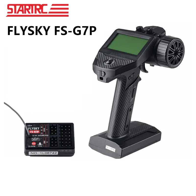 

Передатчик FLYSKY FS G7P с приемником R7P, 7 каналов, 2,4 ГГц, протокол ANT Gun Mix, пульт дистанционного управления для радиоуправляемых автомобилей