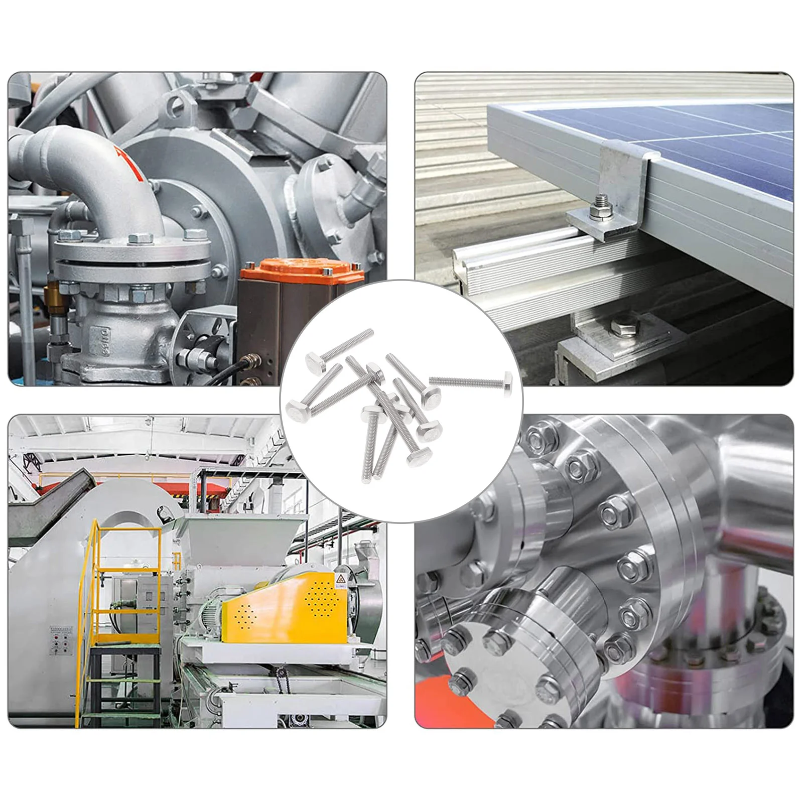 

10 шт. практичные Сменные прочные болты Т-образные болты зажимные болты из нержавеющей стали с Т-образным пазом