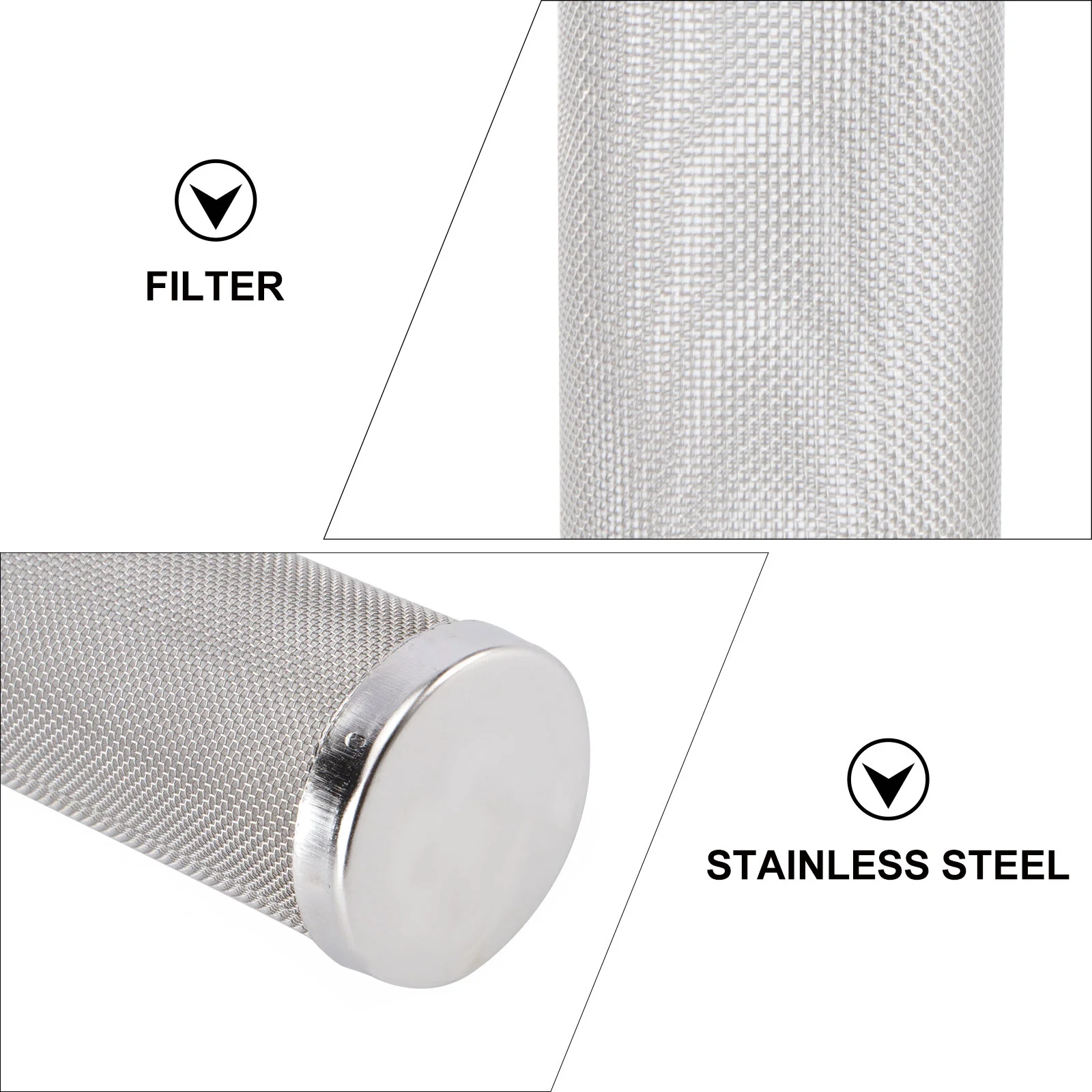 

Filter Aquarium Mesh Cover Tank Stainless Steel Bag Fish Intakepercolator Shrimp Guard Sponge Filters Media Net Small Canister