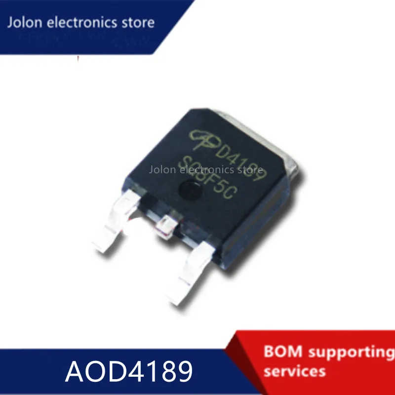 

New AOD4189 silk screen D4189 SMD package TO-252 40A 40V P-channel MOS field effect tube integrated circuit