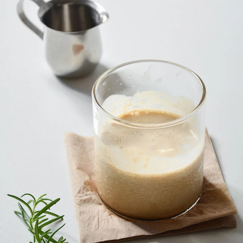 Круглая Прозрачная Стеклянная Десертная Чашка В Стиле INS Экологически Чистая Из