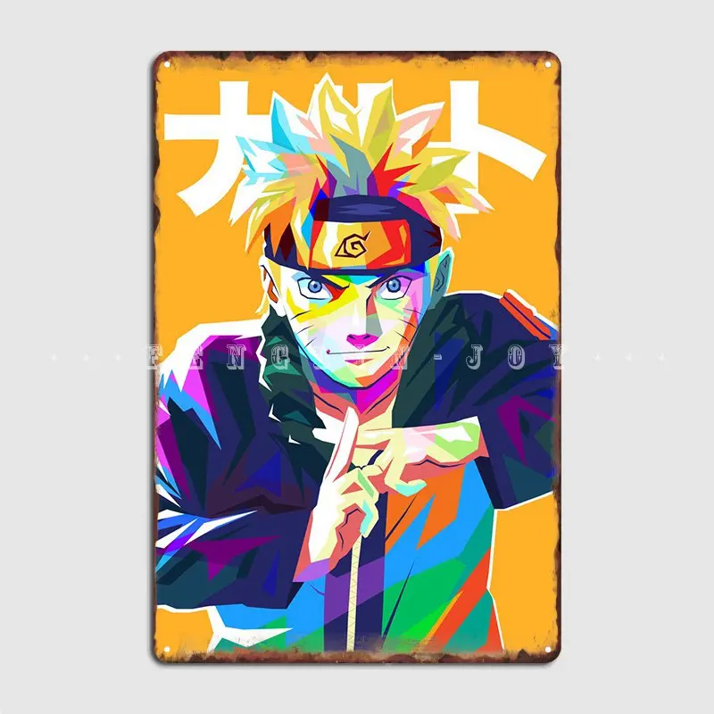 Металлический плакат Jinchuuriki, фотообои для кухни