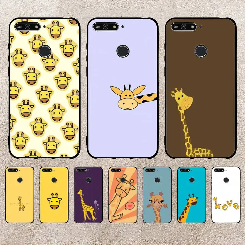 

Cute Cartoon Animal Giraffe Phone Case For Xiaomi 11 10 12Spro A2 A2lite A1 9 9SE 8Lite 8explorer F1 Poco 12S Ultra Cove