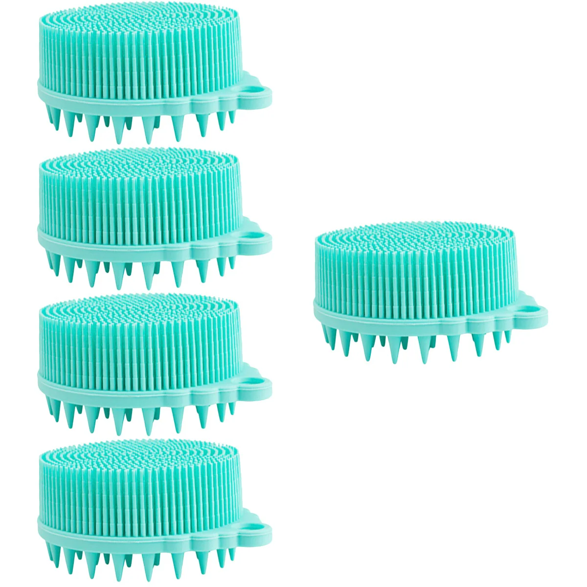 

Sensory Tactile Brush Shower Body Cleaning Baby Bathing Silicone Scrubber