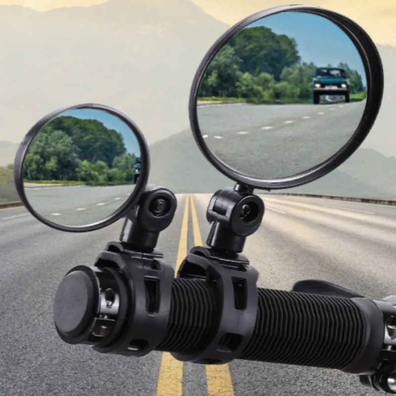 

Универсальное велосипедное зеркало заднего вида, Регулируемые поворотные широкоугольные велосипедные зеркала заднего вида для горного и дорожного велосипеда, аксессуары 1 шт.