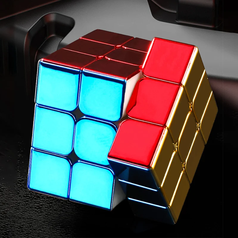 CubeFun SengSo 3x3 Магнитный Металлический Золотой Волшебный Куб Скоростной