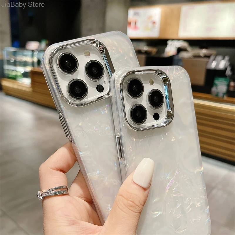 Роскошный jelleшенный противоударный Блестящий Мягкий чехол для iPhone 11 12 13 14 15 16 Plus Pro