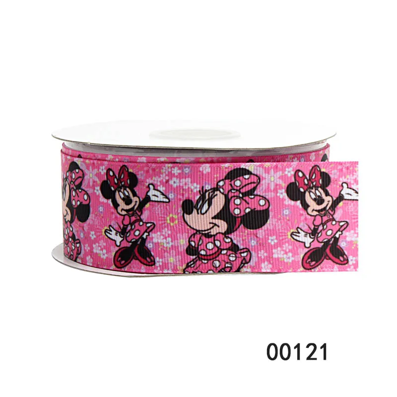 7/8 &quot22 мм новейшая розовая лента Disney с мультяшными персонажами Микки и Минни