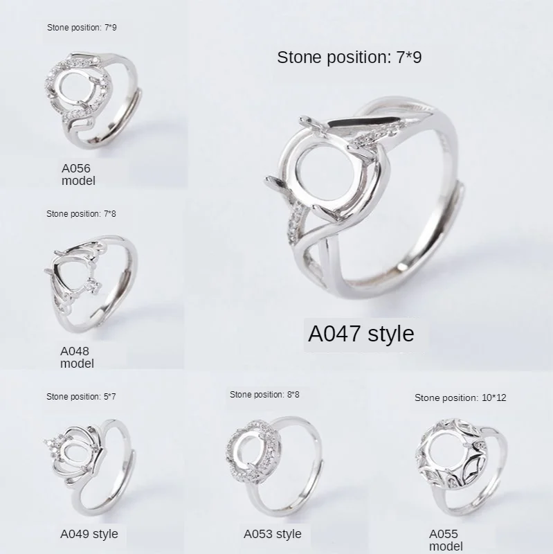 

Copper Jewelry Fashionable Men's Women Cabochon Ring Blank Base Fit 5x7mm 7x9mm 10x14mm 9x10mm Jewelry Making Accessories