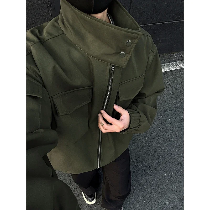Весенне-осенняя американская куртка-карго-бомбер мужская модная брендовая