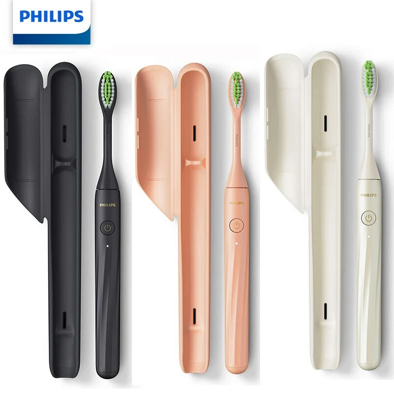 

Philips Adult Electric Toothbrush Sonic Teeth Brush Rechargeable HY1200 Brush Gentle Clean Teeth Long Last Time with Case