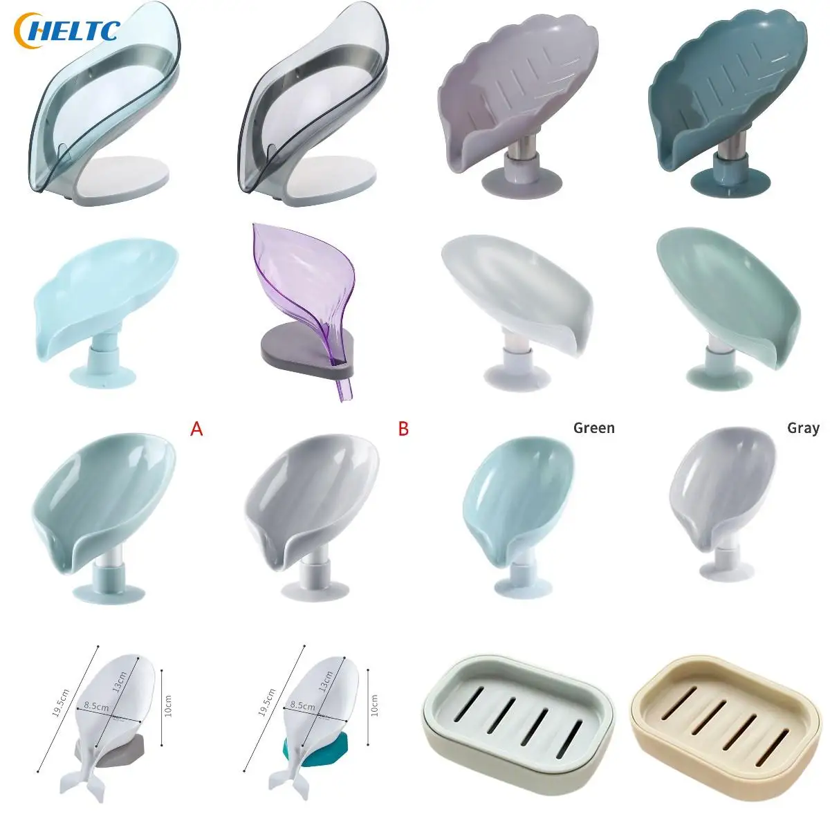 

Leaf Shape Soap Box Drain Soap Holder Box Bathroom Shower Soap Holder Dish Storage Plate Tray Bathroom Supplies Bathroom Gadgets