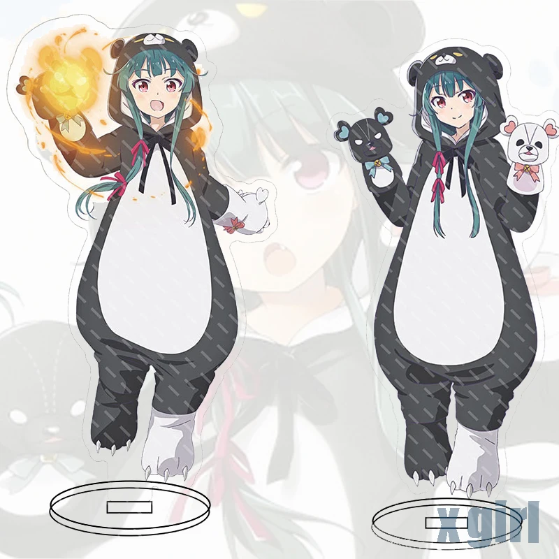 Кума Медведь аниме Роман стоячая карта прозрачная двусторонняя HD настольная