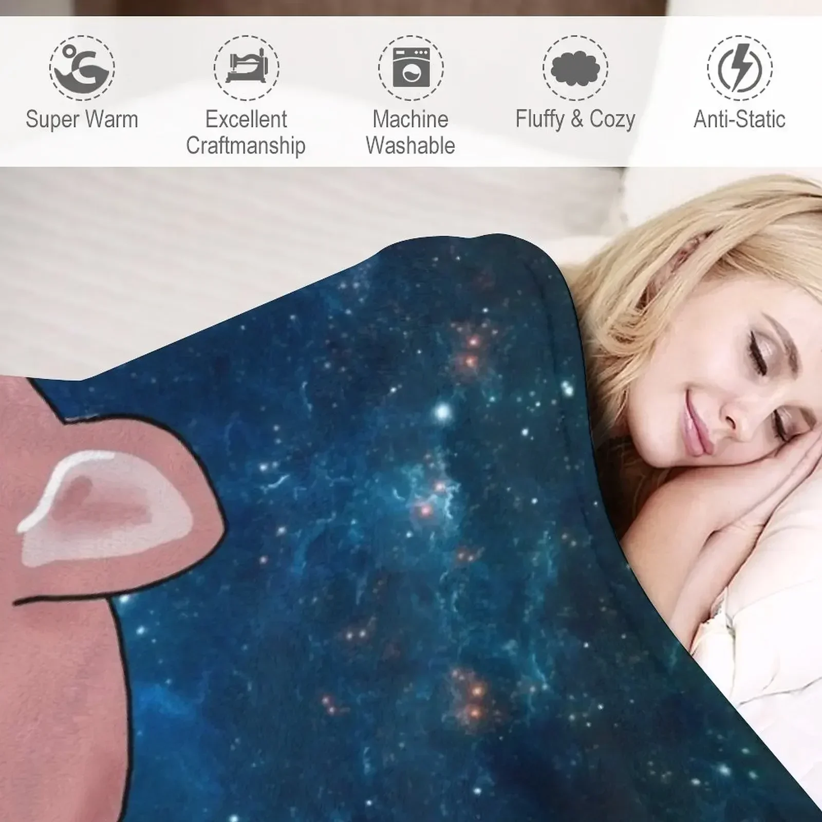 Плед Slumberland Pig Dream постельное белье спальный мешок детские теплые зимние одеяла