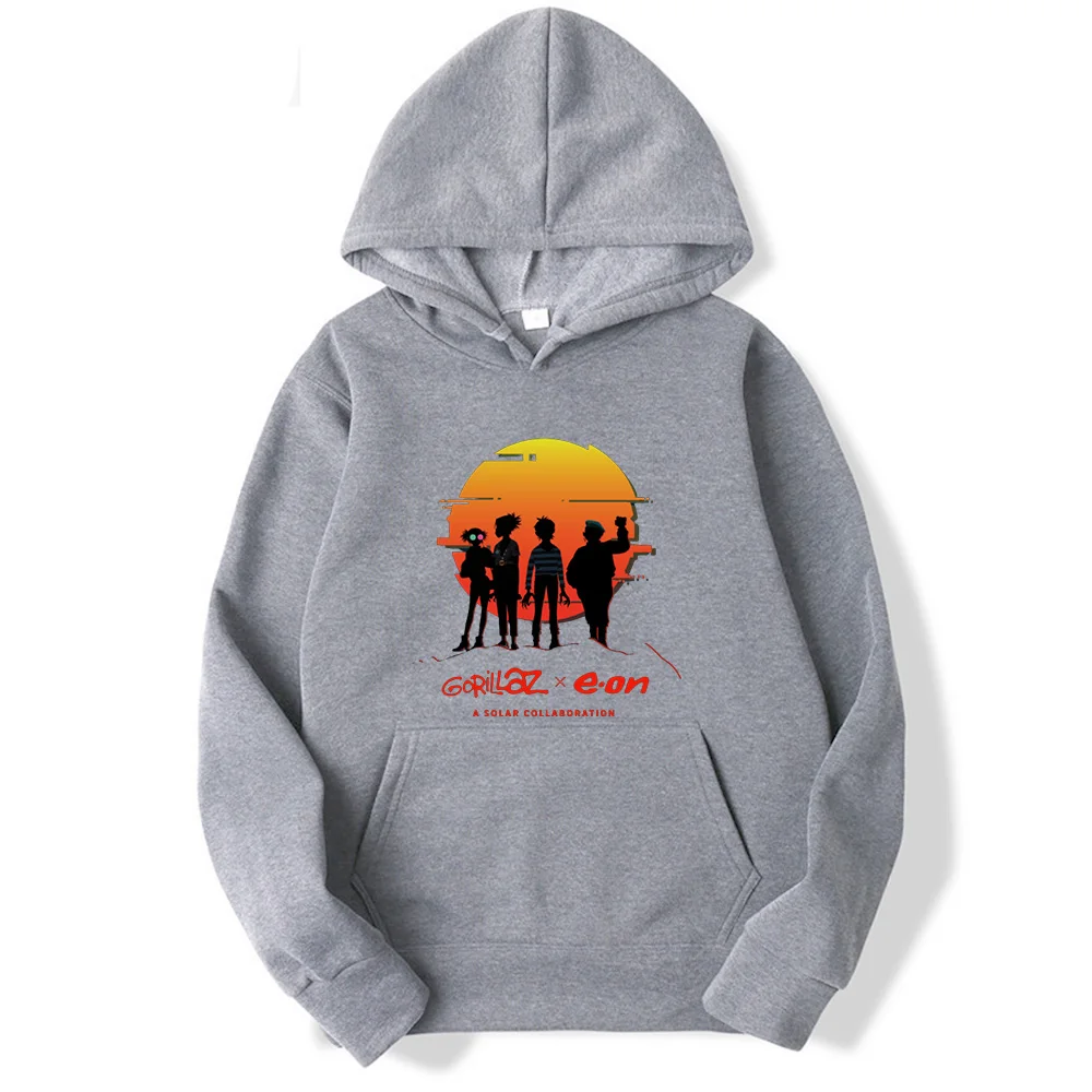 

Fashion Printed Hoodie Thickened Men's Casual Street Fleece Sweatshirt Vintage Pattern Sweatshirt Novelty Loose Hoodie Men's
